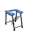 WESTIE 16F Mild Steel Commode Stool with front Cut